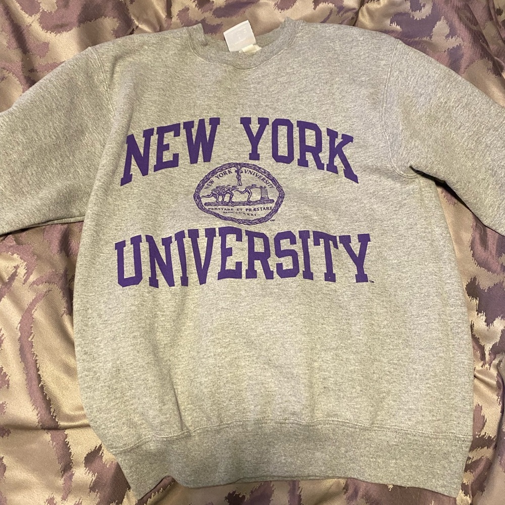 NYU crewneck sweater